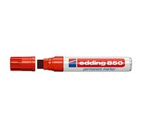 Edding 850-5 Marcadores Permanentes - Punta Biselada 5-15mm - Rojo