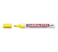 edding 8750 marcador de tinta opaca industrial - amarillo - 1 rotulador - punta redonda 2-4mm - rotulador superficies polvorientas, grasientas: neumáticos metal vidrio madera - permanente, impermeable