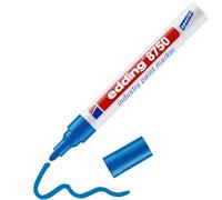 Edding Marcador de pintura industrial 8750BL punta redonda 2-4 mm permanente azul