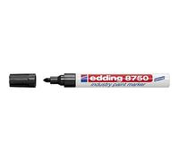 edding 8750 marcador de tinta opaca industrial - negro - 1 rotulador - punta redonda 2-4mm - rotulador superficies polvorientas, grasientas, neumáticos, metal, vidrio, madera - permanente, impermeable