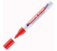Edding 8750-10 Marcadores de Tinta Opaca Industrial - Punta Redonda 2-4 mm - Rojo