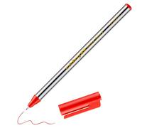 edding 88 - rotulador de punta fina - rojo - 1 rotulador - punta redonda de 0,6 mm - rotulador fino de fibra para escribir, subrayar y dibujar con precisión - en la oficina, en casa y en la escuela