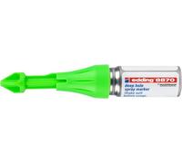 Edding 8870-1 Marcador Spray para Agujeros Profundos de Marxman - Verde Neón - Marcaje de Agujeros de Perforación Hasta 50 mm de Profundidad - Pintura de Tiza Fluorescente