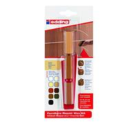 edding 8901 juego de cera reparadora de muebles - negro - para rellenar y reparar arañazos y agujeros en muebles y otras superficies de madera
