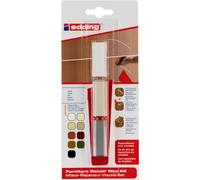 edding 8901 juego de cera reparadora de muebles - negro - para rellenar y reparar arañazos y agujeros en muebles y otras superficies de madera