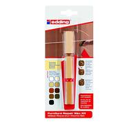 edding 8901 juego de cera reparadora de muebles - negro - para rellenar y reparar arañazos y agujeros en muebles y otras superficies de madera