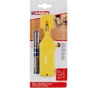 edding 8903 plancha calefactora - fundidor de cera - 1 pieza incluyendo 2 pilas - fundidor para las ceras de reparación de suelos de madera edding 8902
