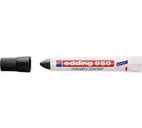 Marcador edding permanente 950 pasta opaca negra punta redonda 10 mm para superficies oxidadas rugosas - 950-01