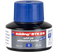 Tinta rotulador edding pizarra blanca btk-25 color azul frasco de 25 ml