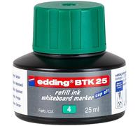 Tinta rotulador edding pizarra blanca btk-25 color verde frasco de 25 ml