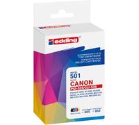 edding Cartucho de tinta compatible con Canon PGI-525+CLI-526, negro, cian, magenta, amarillo EDD-501 18-501-0