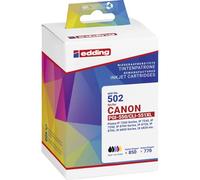 edding Cartucho de tinta compatible con Canon PGI-550XL+CLI-551XL, negro, cian, magenta, gel