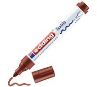 Edding Rotulador permanente para tela Nº 4500 / e-370 Punta bala 1 mm Marrón
