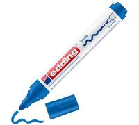 edding E- 8400 CD/DVD/Azul Ray Marcador Bolígrafos con Redondo Puntas 0.5 - 1MM - Azul, 1