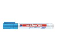 Edding e-95 4-95010 - Rotulador para vidrio (1,5 mm, 3 mm, 1 unidad), color azul claro