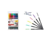 Edding e1200-20S - PACK con 16+4 ROT. 1200 + 1200 - Rotuladores de pastel - Punta redonda 1 mm - Juego de 6