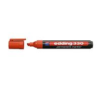 Edding E330002 330 - Marcador permanente (10 unidades), color rojo