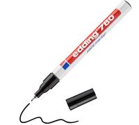 edding Rotulador Glanzlack-Marker 780 Fino 0,8 mm – Paquete de 8 colores a elegir – Negro, 1