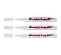 edding 8050 marcador para neumáticos - blanco - 1 rotulador - punta redonda de 2-4 mm - para marcar neumáticos y otras superficies de goma, interiores y exteriores, resistente al agua
