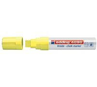 EDDING 4090NGE - Marcador de tiza, 4-15 mm, amarillo neón