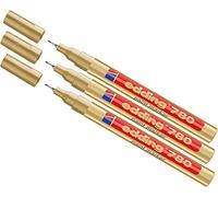 Edding Marcador de pintura 780, 0,8 mm (3 × oro)