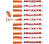 Edding marcador de pintura e-750 naranja - Lote de 10 unidades