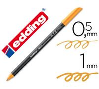 Edding Marker 1200 Punta de fibra 05 mm Naranja neón