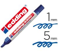 Edding Marker 3300 N.3 Azul - Punta biselada