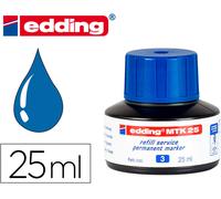 Edding Marker Ink Mtk-25 Con Sistema Capilar Color Azul Botella 25 Ml - EDDING