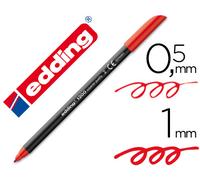 Edding Marker N. 2 Rojo Punta Redonda 05 mm