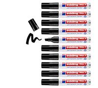 Rotulador edding marcador permanente 1 negro -punta biselada 5 mm