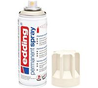 Edding permanente en spray Premium, pintura acrílica - negro intenso - seda mate, color crema