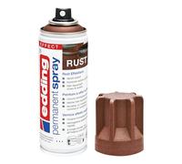 Edding permanente en spray Premium, pintura acrílica - negro intenso - seda mate, color Rost-Effektlack