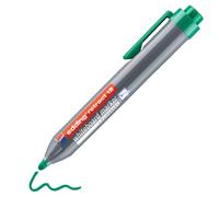 edding retract 12 marcador para pizarras blancas - verde - 1 rotulador - punta redonda 1,5-3 mm - sin tapa - para una sola mano - pizarras blancas/magnéticas, flipcharts, tablones de notas y anuncios
