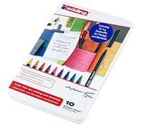 Edding - Rotulador de fibra (1200 colores, 0,5-1 mm, 10 unidades), colores surtidos