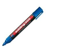 Edding - Rotulador marcador permanente 300 azul punta redonda 1,5 mm (10 unidades)