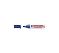 Edding - Rotulador marcador permanente 500 azul -punta biselada 7 mm (10 unidades)