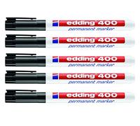 edding Rotulador permanente negro 400-01 (1 mm, 5 unidades)