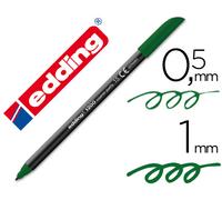 Edding Rotulador Ponta Fiber 1200 Verde Oliva N.15 - Ponta Redonda 0.5 M