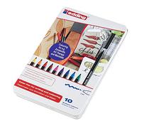 EDDING Rotulador Punta de Fibra Mod. 1300 Colores surtidos Trazo 3 mm Estuche 10 ud 1300-10S