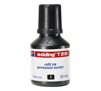 Edding T25 Recambio de tinta negra | 30 ml