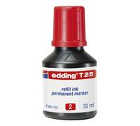 Edding T25 Recambio de tinta roja | 30 ml