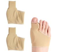 Eddrfy 2 PCS Corrector Hallux Valgus Invisible, Corrector de Juanetes Reutilizable en Lycra y TPE, Alivio del Dolor y Alineación del Dedo Gordo, Uso Diario con Todo Tipo de Calzado