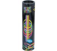 Eddy Toys Glowsticks 100 Piezas - Bastones Luminosos en la Oscuridad - Varitas Luminosas