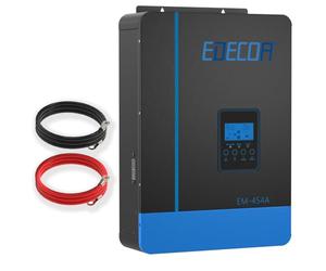 EDECOA 3800w Inversor Híbrido 48v a 230v 4200VA Cargador Solar MPPT 80A Onda Pura Off-Grid Cargador de Batería Prioridad de Red Regulador de Carga Solar (Compatible Módulo WiFi)