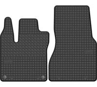 edecor Alfombrillas de goma para coche, alfombrillas de goma para Smart ForTwo III EQ a partir de 2020, parte delantera