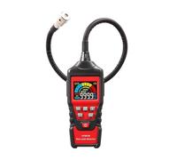 EDEDE Detector de Gas, Detector de Fugas de Gas de Alta precisión HT601A HT601B, 0-1000 ppm, Alarma Sonora y de Pantalla, Detector de Gas metano Natural inflamable(HT601B)