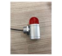 EDEDE Detector de Gas, Luz de Alarma con Sonido y luz Intermitente a Prueba de explosiones Industrial G1/2 G3/4 for detectores(G1-2 Silvery White)