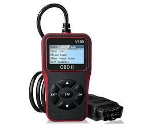 EDEDE Escáner, Lector de Código para Automóvil, Herientas de diagnóstico for automóviles Lector de código OBD2 V100 Escáner OBD 2 Pantalla Digital Universal para Coche