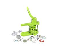 EDEDE Máquina para Hacer Insignias, 25MM-75MM Badge Pin Button Maker Machine, reemplazable DIY Badge Maker Press Machine DIY Button Pin Badge Maker(75mm Set)